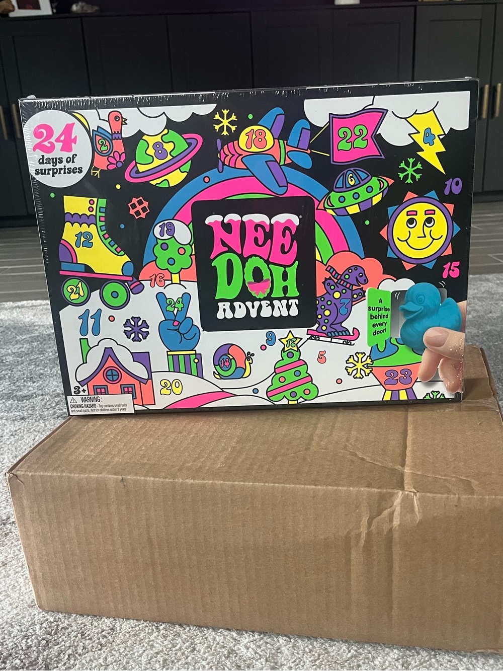 NeeDoh Nee Doh Advent Calendar - Christmas Countdown 2026 Brand New & AUTHENTIC